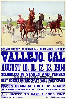 Race Prints: Solano County Agricultural Association Grounds Races