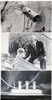 Light Bulb Prints: Solar Energy Machine and Inventor