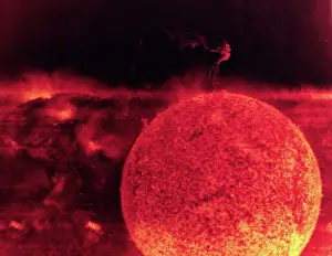 Solar Eruption on the Sun