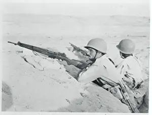Soldier Aiming His Weapon