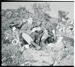 Soldier Celebrating Christmas