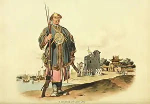 Chinese Prints: Soldier of Chu-San