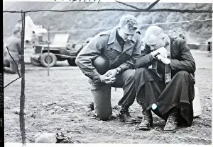 Behind Prints: Soldier Confessing To Reverend Palmer
