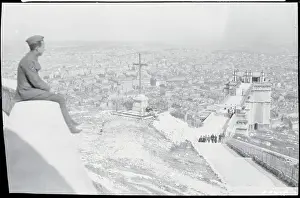 Soldier Gazing off Hill at Marseilles