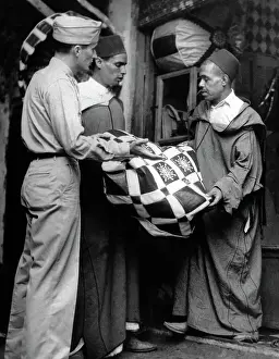 Huty32806 Prints: Soldier Haggling In Algiers