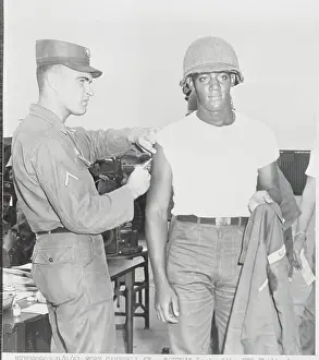 Kentucky Prints: Soldier Inoculating a New Troop