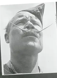 Soldier with Long Moustache
