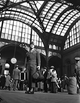 Penn Station: Echoes of Transit: A Soldier In Penn Station