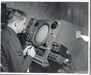 Soldier at Radar Panel