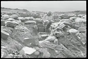 Con Thien Prints: Soldier Sleeping Atop a Bunker