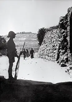 Discipline Prints: Soldier Standing Guard