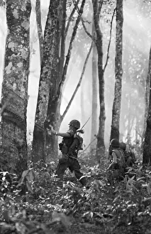 Special Forces Prints: Soldier Throwing Hand Grenade