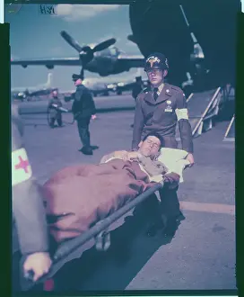 Soldier Being Transported