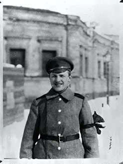 Ribbon Prints: Soldier Wearing Bolshevik Ribbon