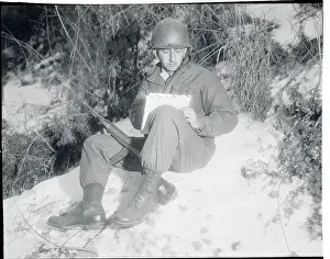 Soldier Writing a Letter