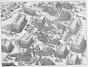 Munster Prints: Soldiers Advancing on Muenster