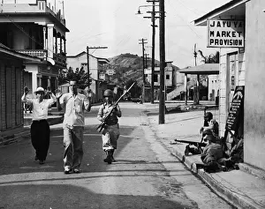 Nationalism Prints: Soldiers Bring in Nationalists on Street