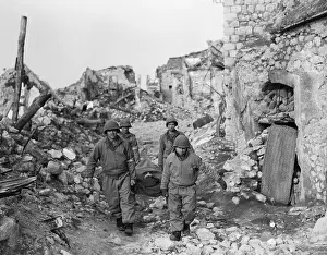 Soldiers Carrying a Wounded Person