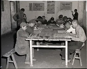 Chinese Text Prints: Soldiers and Civilians in Reading Room