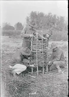 Soldiers Constructing Defense