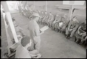 Soldiers Being Detained at Checkout Center