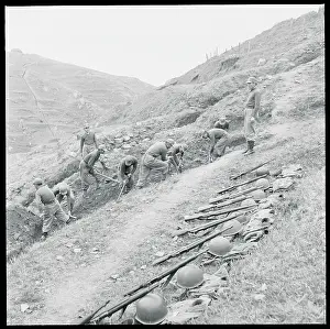 Soldiers Digging Trenches