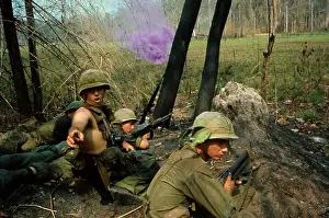 Soldiers Engaged in Operation Byrd