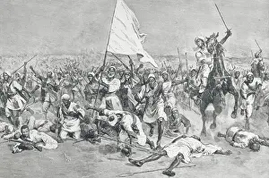 Sudan Prints: Soldiers Fighting
