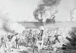 Soldiers Firing on Fort Sumter