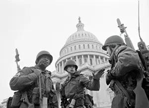Soldiers Guarding Capitol Building