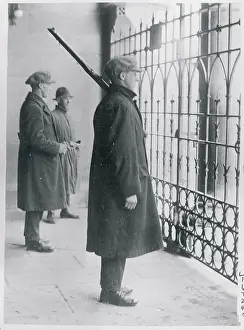 Soldiers Guarding Courthouse