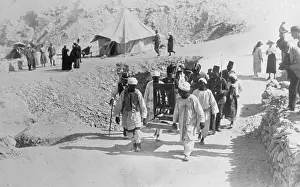 Luxor Prints: Soldiers Guarding Egyptian Treasure Site