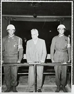 Tehran Prints: Soldiers Guarding Morteza Yazdi