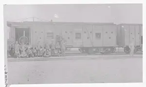 Soldiers Guarding Train