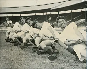 Effort Prints: Soldiers Having Tug-of-War