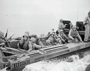 Soldiers at Inchon Invasion