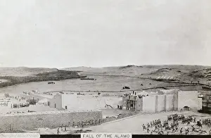 Austin Prints: Soldiers Invading the Alamo