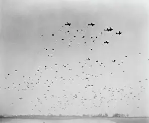 Invasion Prints: Soldiers Jumping Out Of Planes