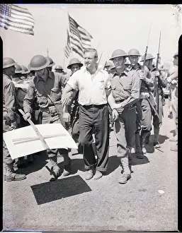 Picketing Prints: Soldiers Lead Away Striking Worker