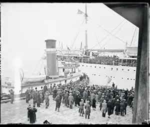 Soldiers Leaving by Ship