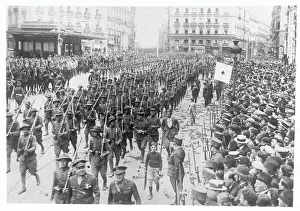 Madrid Prints: Soldiers Marching