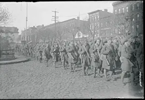 Conformity Prints: Soldiers Marching in Street