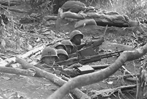 Trench Prints: US Soldiers in North Vietnamese Bunker