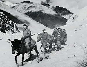 Ladakh Prints: Soldiers Patrolling Indian Border