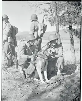 New Hampshire Prints: Soldiers Pausing on a Mission