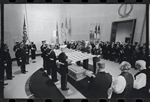 Carlos Pena Romulo Prints: Soldiers Performing Internment Ceremonies