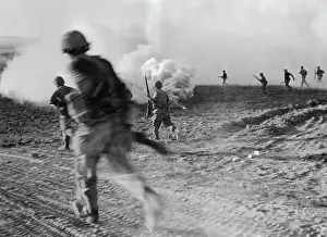 Motion Blur Prints: Soldiers Performing Maneuvers