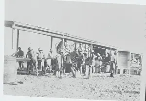 Soldiers Preparing Weaponry at Workshop