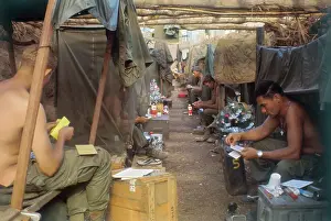 Special Forces Prints: Soldiers Reading Their Mail
