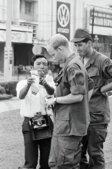 Soldiers Receiving Portraits